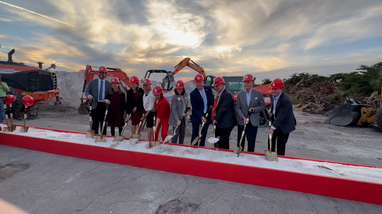  Ground breaking on a new facility